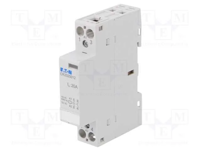 Contator: 2-De Polo de Instalação; 20a; 12vac; No X2
