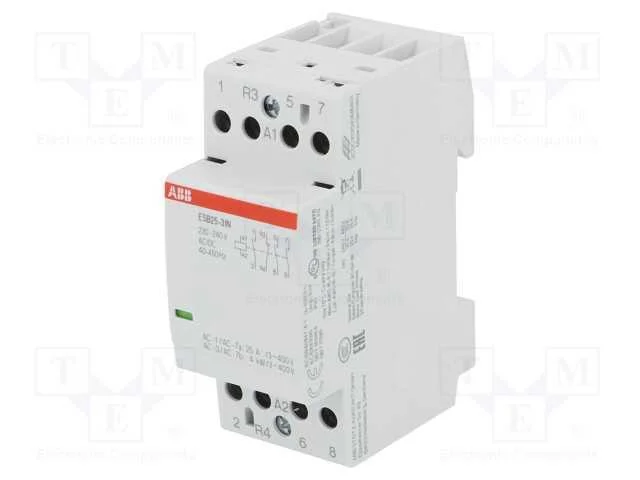 Contator: 4-De Polo de Instalação; 25a; 230÷240vac,230÷240vdc