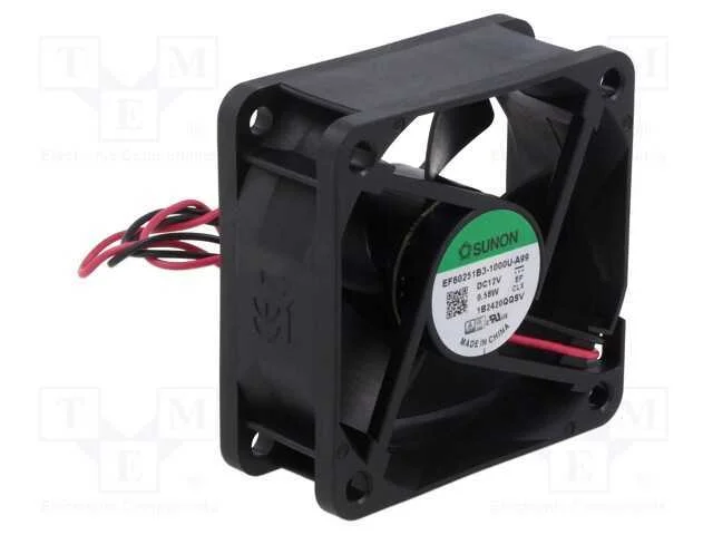 Ventilador: Dc; Transversal; 12vdc; 60x60x25mm; Esférico