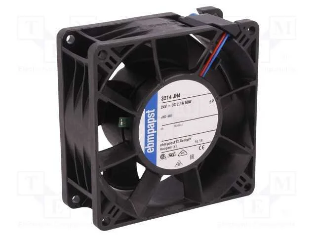 Ventilador: DC, transversal, 24VDC, 92x92x32mm, 2.