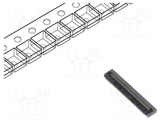 Conector: Ffc/Fpc; Horizontais; Pin: 60; Contactos Inferiores,Zif