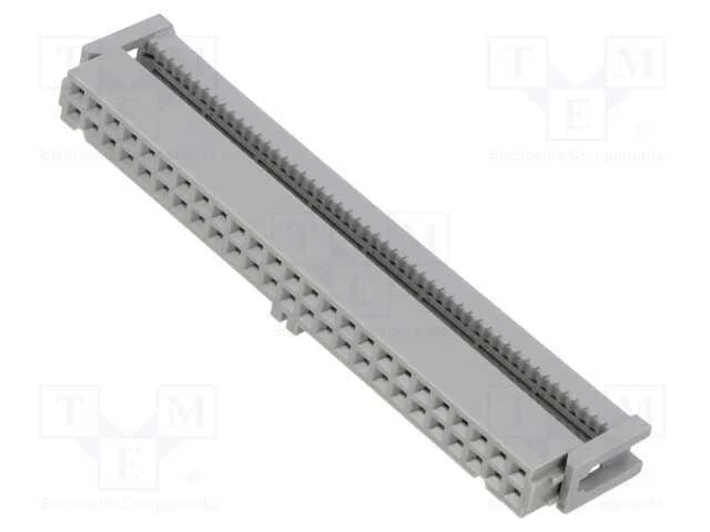 Ficha, IDC, fêmea, PIN: 50, IDC, para fita, 1,27m.