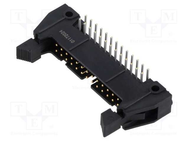 Tomada; Idc; Macho; Pin: 26; Angulares 90°; com Um Ejetor Longo