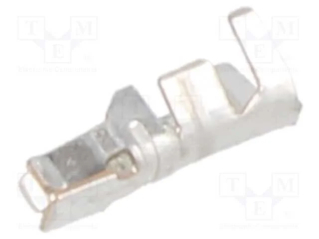 Contacto, f&ecirc;mea, estanhado, 22AWG, DF11, cerrar, .