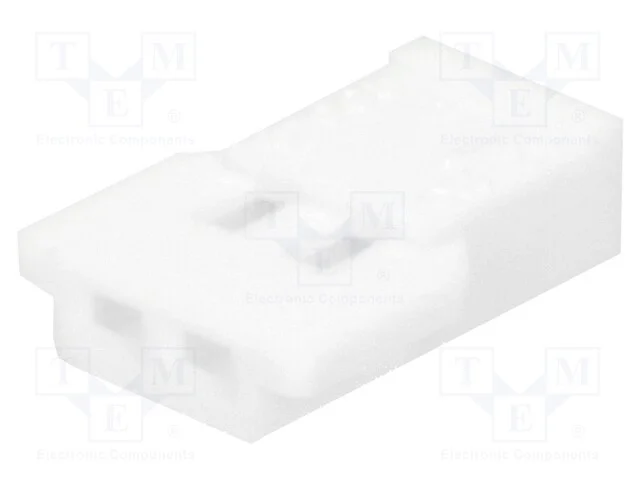 Ficha, fio-fio, f&ecirc;mea, 2mm, PIN: 2, sem contactos.