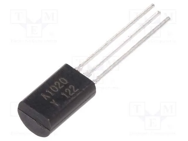 Transístor: PNP, bipolar, 50V, 2A, 0,9W, TO92L