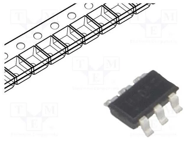 Trans&iacute;stor: N-Mosfet X2; Unipolar; 30v; 3a; 730mw; Tsop6