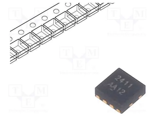 Trans&iacute;stor: P-Mosfet; Unipolar; -12v; -15,5a; 3,2w; Dfn2x2c