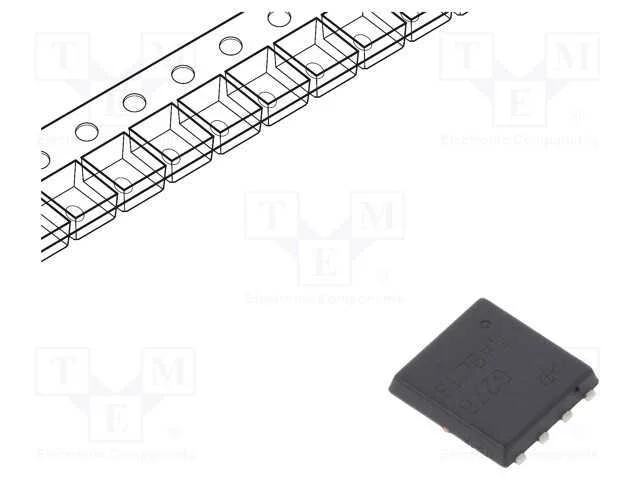 Trans&iacute;stor: N-Mosfet; Unipolar; 80v; 100a; 86w; Dfn5x6