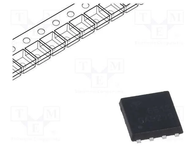 Trans&iacute;stor: N-Mosfet; Unipolar; 30v; 115a; 33w; Dfn5x6