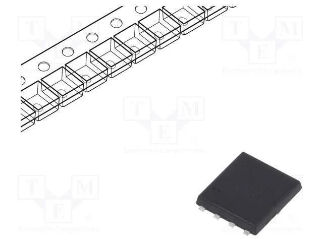 Trans&iacute;stor: N-Mosfet; Unipolar; 30v; 63,5a; 19,2w; Dfn5x6