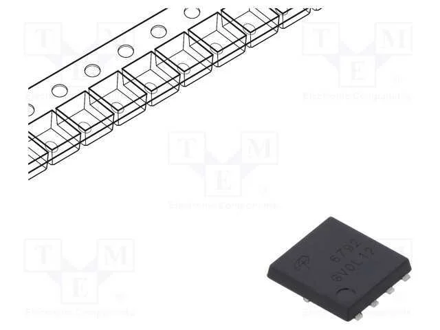 Trans&iacute;stor: N-Mosfet; Unipolar; 30v; 76a; 19w; Dfn5x6