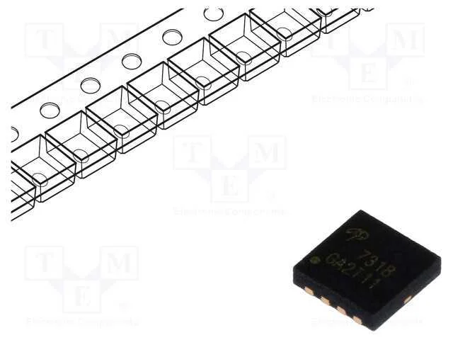 Trans&iacute;stor: N-Mosfet; Unipolar; 30v; 50a; 15,5w; Dfn3.3x3.3