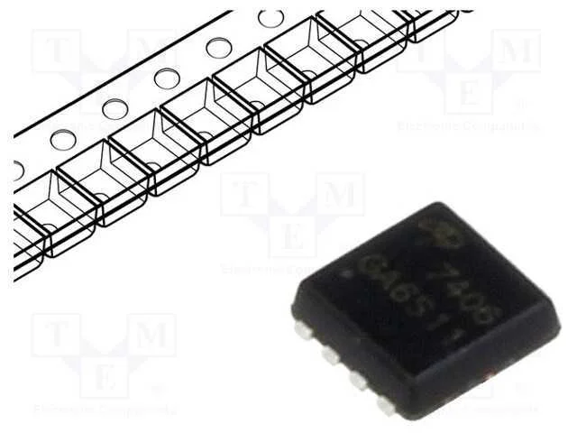 Trans&iacute;stor: N-Mosfet; Unipolar; 30v; 15a; 6w; Dfn3x3a