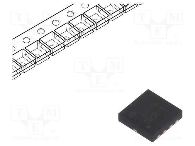 Trans&iacute;stor: N-Mosfet; Unipolar; 80v; 41a; 21,5w; Dfn3.3x3.3