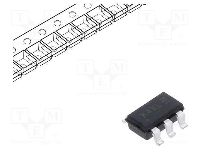 Trans&iacute;stor: P-Mosfet; Unipolar; 30v; 5,9a; 2,5w; Tsop6