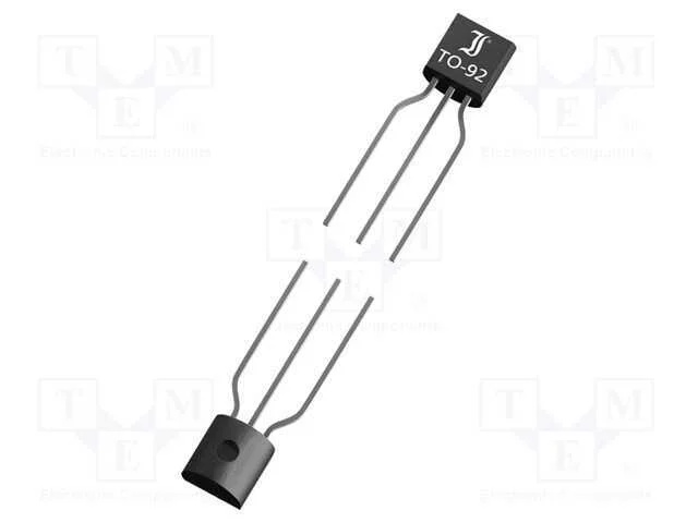 Trans&iacute;stor: NPN, bipolar, 30V, 0,1A, 500mW, TO92