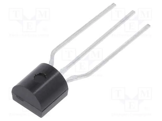 Trans&iacute;stor: Pnp; Bipolar; 45v; 0,1a; 0,5w; To92