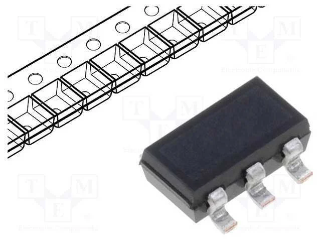 Transístor: Npn X2; Bipolar; 45v; 0,1a; 380mw; Sc74,Sot457,Tsop6
