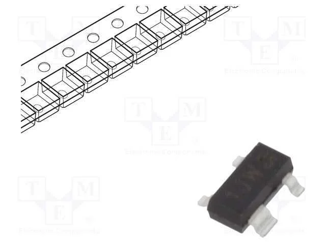Trans&iacute;stor: Npn X2; Bipolar; 30v; 0,1a; 250mw; Sot143b; Base Comum