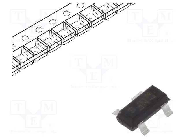 Trans&iacute;stor: N-MOSFET, unipolar, RF, 8V, 40mA, 200.