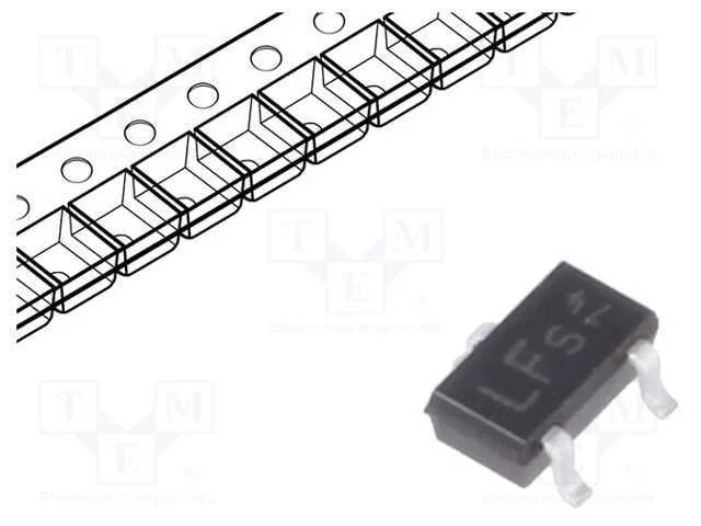 Trans&iacute;stor: N-MOSFET, unipolar, 20V, 3,7A, 0,5W, .