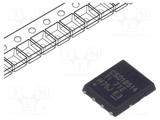Transístor: N-Mosfet; Unipolar; 40v; 50a; 74w; Vsonp8; 5x6mm