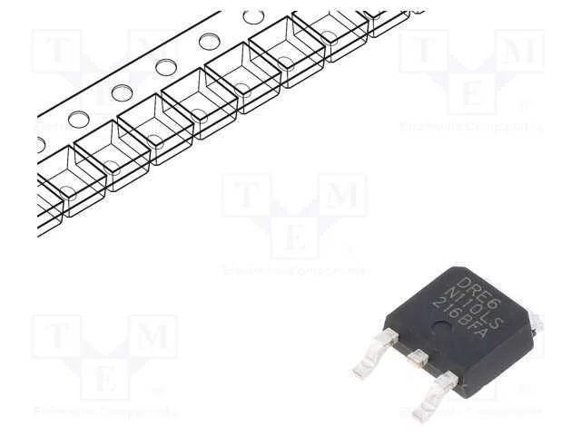 Trans&iacute;stor: N-MOSFET, unipolar, 65V, 30A, Idm: 16.