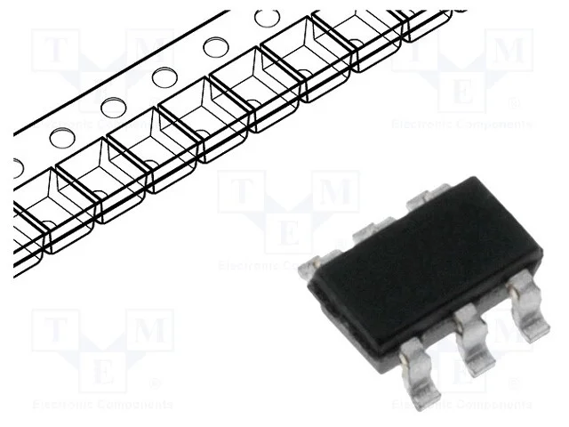 Trans&iacute;stor: N/P-MOSFET, unipolar, par complementa.