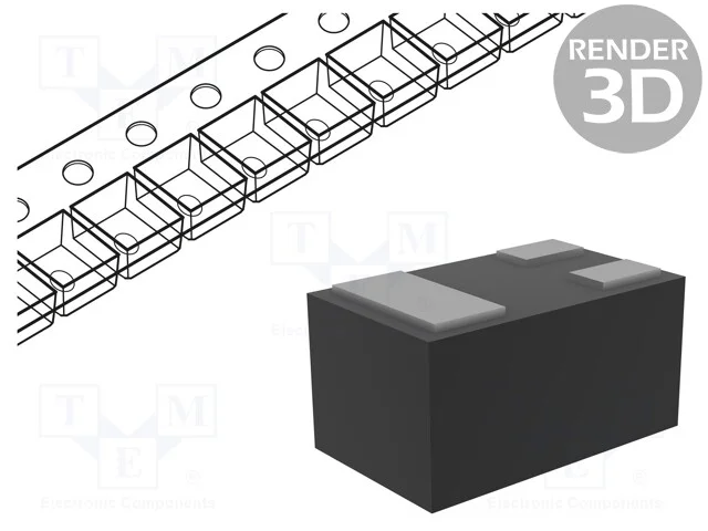 Trans&iacute;stor: N-MOSFET, unipolar, 20V, 0,44A, 0,45W.
