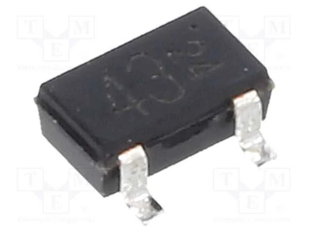 Transístor: NPN, bipolar, BRT, 50V, 0,1A, 200mW, .