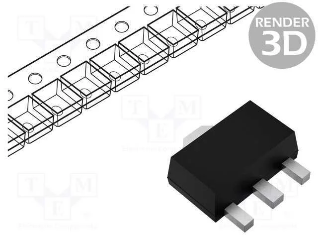 Transístor: NPN, bipolar, BRT, 50V, 0,1A, 150mW, .