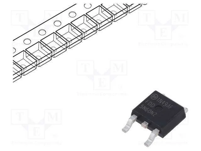 Trans&iacute;stor: N-MOSFET, unipolar, 600V, 2,4A, 83W, .