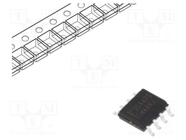 Trans&iacute;stor: N-MOSFET, unipolar, 40V, 12,5A, 2,5W,.