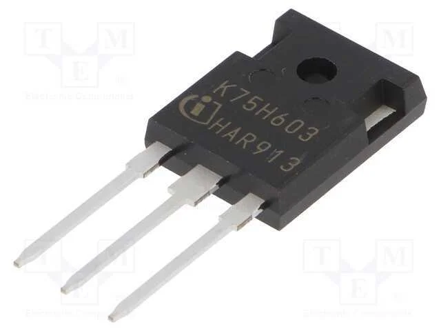 Trans&iacute;stor: IGBT, 600V, 75A, 428W, TO247-3