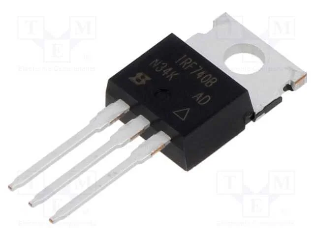Trans&iacute;stor: N-MOSFET, unipolar, 400V, 10A, Idm: 2.