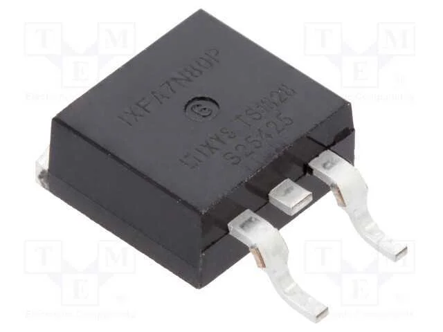 Trans&iacute;stor: N-MOSFET, Polar, unipolar, 800V, 7A,.