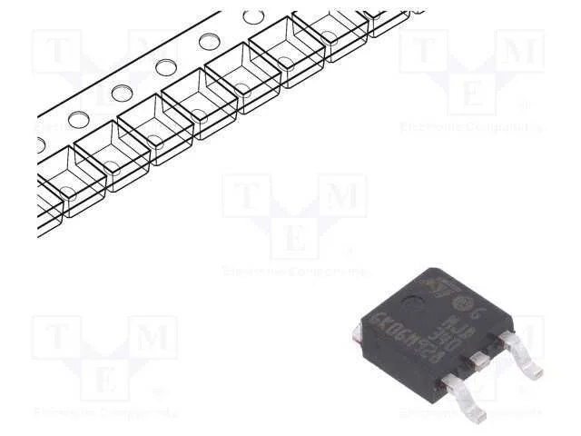 Transístor: Npn; Bipolar; 300v; 0,5a; 15w; Dpak