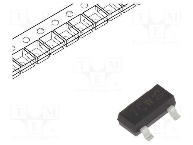 Transístor: Npn; Bipolar; 40v; 0,6a; 250mw; Sot23,To236ab