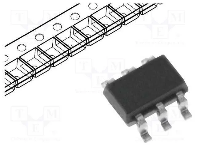 Transístor: N-Mosfet X2; Unipolar; 50v; 0,51a; 0,96w; Supersot-6