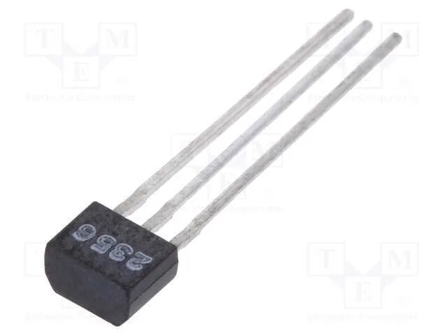 Transístor: PNP, bipolar, BRT, 50V, 0,1A, 0,3W, T.
