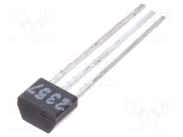 Transístor: NPN, bipolar, BRT, 50V, 0,1A, 0,3W, T.