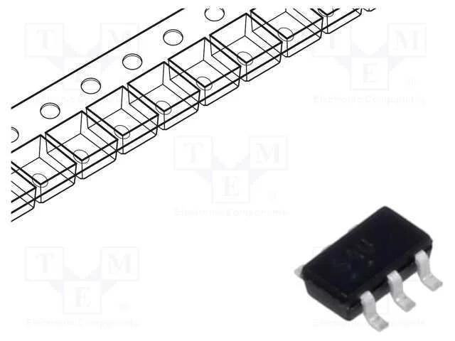 Trans&iacute;stor: N-Mosfet; Unipolar; 30v; 3,6a; 1w; Tsop6