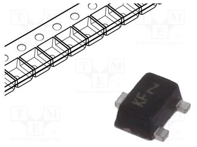 Trans&iacute;stor: N-Mosfet; Unipolar; 20v; 0,64a; 0,45w; Sot723