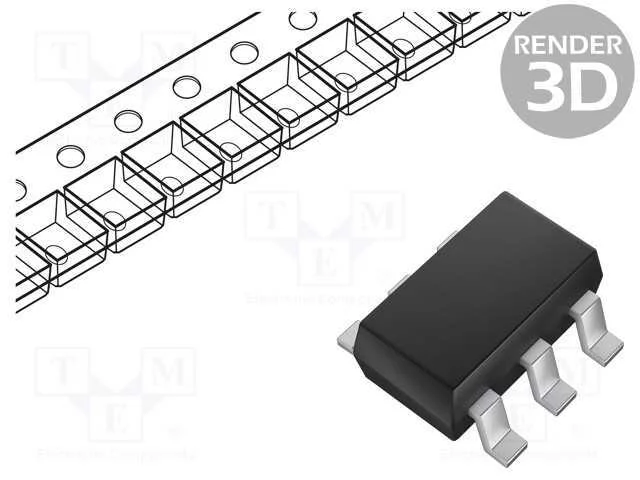 Trans&iacute;stor: N-Mosfet; Unipolar; 30v; 0,35a; 280mw