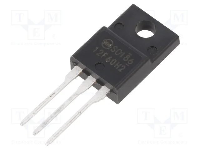 Trans&iacute;stor: N-Mosfet; Hi-Potmos2; Unipolar; 600v; 12a; Idm: 48a; 90w