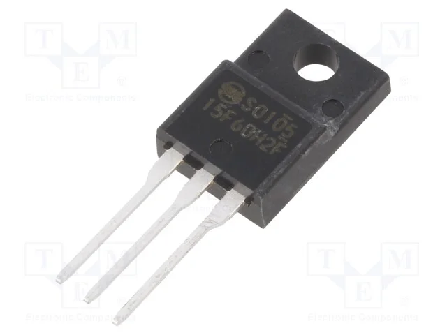Trans&iacute;stor: N-Mosfet; Hi-Potmos2; Unipolar; 600v; 15a; Idm: 60a; 95w