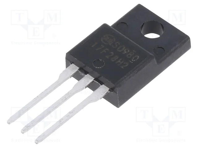 Trans&iacute;stor: N-Mosfet; Hi-Potmos2; Unipolar; 280v; 17a; Idm: 68a; 79w