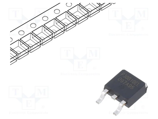 Trans&iacute;stor: N-Mosfet; Eetmos2; Unipolar; 100v; 30a; Idm: 90a; 44w
