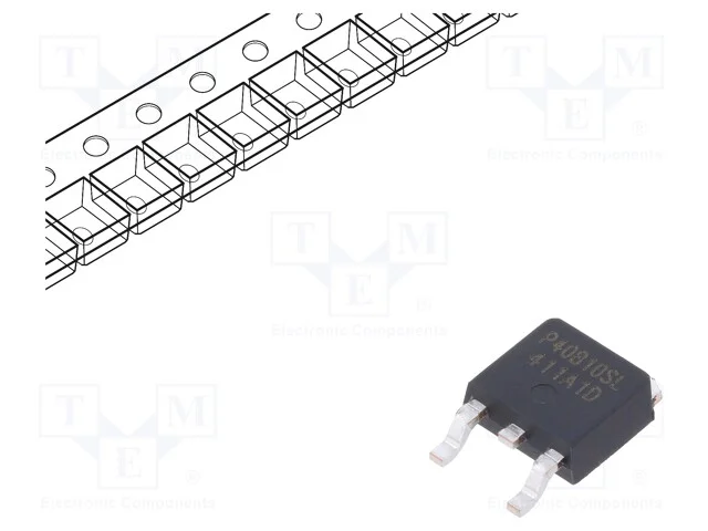 Trans&iacute;stor: N-Mosfet; Eetmos3; Unipolar; 100v; 40a; Idm: 40a; 62,5w